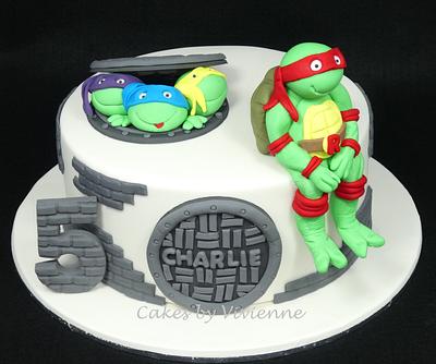 Ninja Turtle Birthday Cake - Cake by Cakes by Vivienne