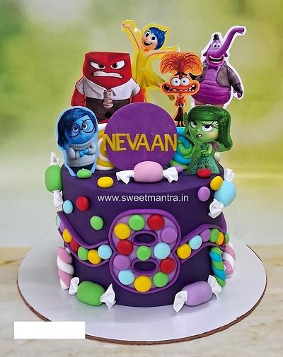 Inside Out cake - Cake by Sweet Mantra Homemade Customized Cakes Pune