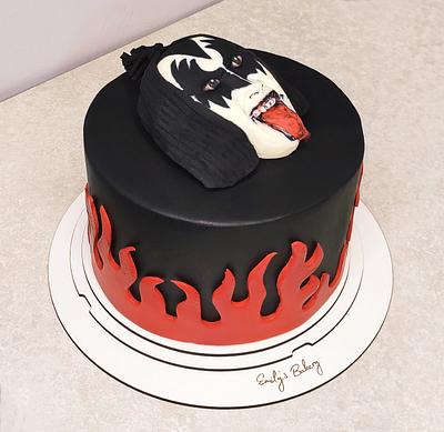 The Demon/KISS/ Gene Simmons cake - Cake by Emily's Bakery