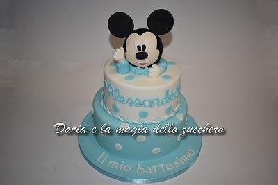 Baby Mickey Mouse cake - Cake by Daria Albanese