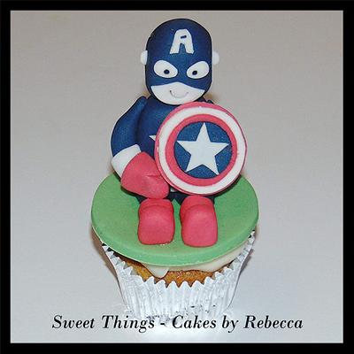 hero cupcakes - Cake by Sweet Things - Cakes by Rebecca