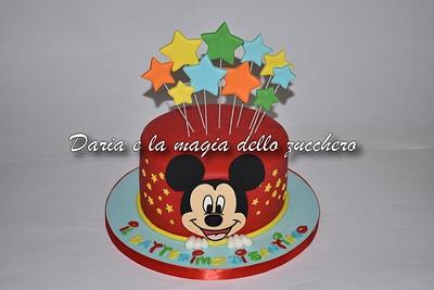 Mickey Mouse  baptism cake - Cake by Daria Albanese
