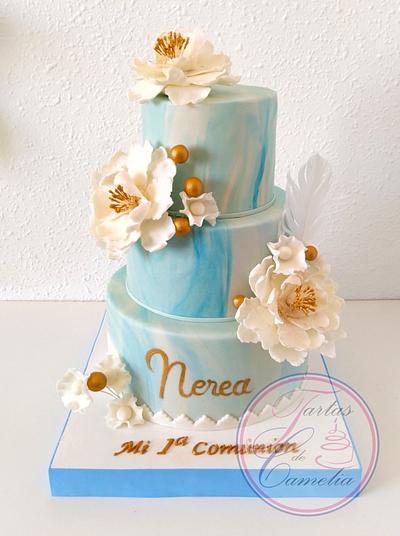 TARTA COMUÑION NEREA - Cake by Camelia