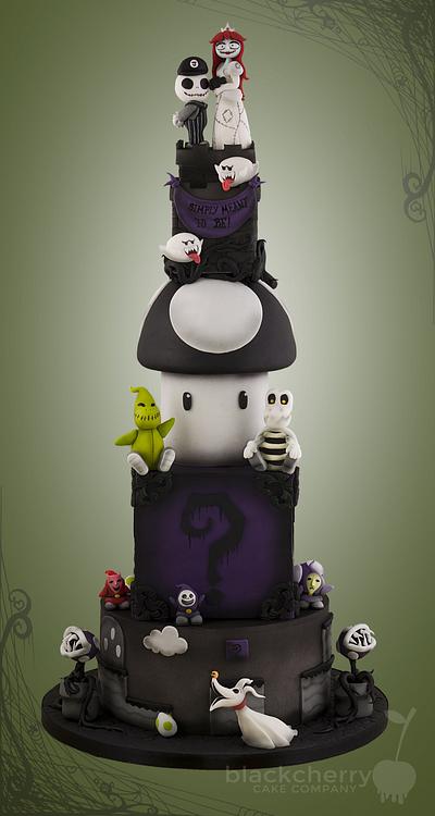 Nightmare Before Christmas meets Mario - Cake by Little Cherry