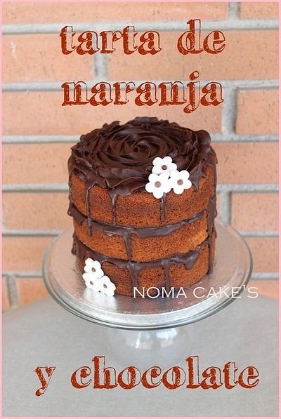 Tarta De Naranja Y Chocolate- Orange And Chocolate Cake - Cake by Sílvia Romero (Noma Cakes)