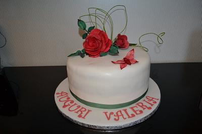 Roses Cake - Cake by DolciCapricci