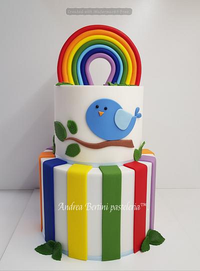 Pastel arco iris - Cake by Andrea Bertini