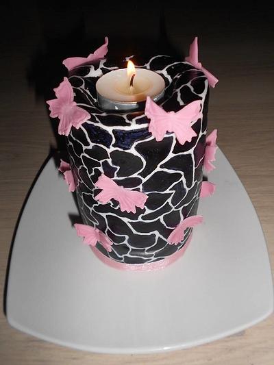 My candle light cake.... - Cake by Petra