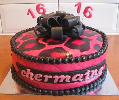 Sweet 16 cake - Cake by Karin