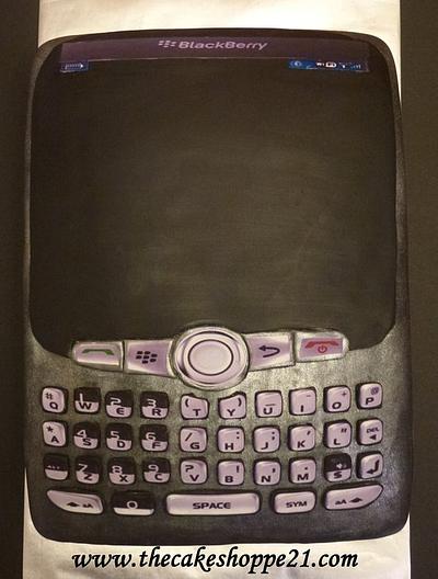 Blackberry cell phone cake - Cake by THE CAKE SHOPPE