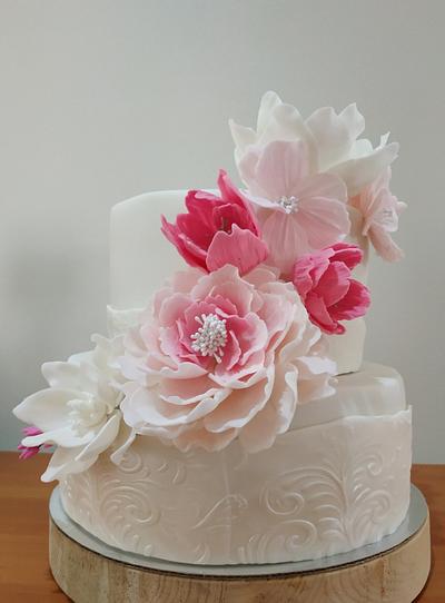 Wedding cake - Cake by Ellyys