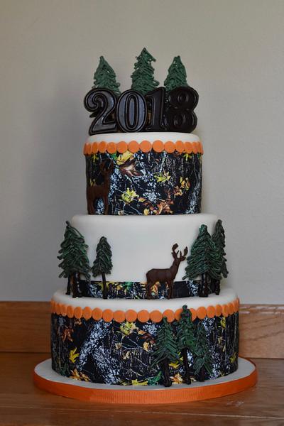  Camouflage hunting cake  - Cake by Misty