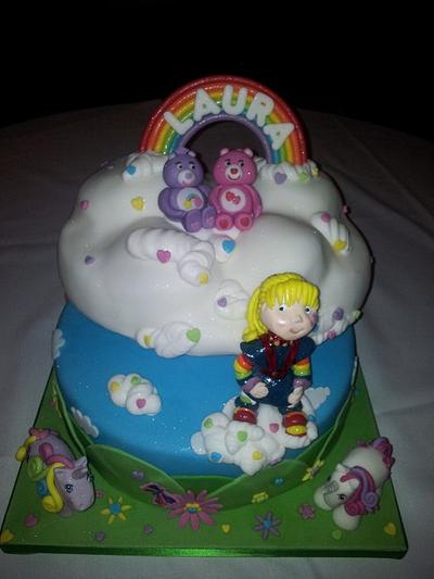 Carebear, My little Pony and Rainbow Bright - Cake by Christie Storey 