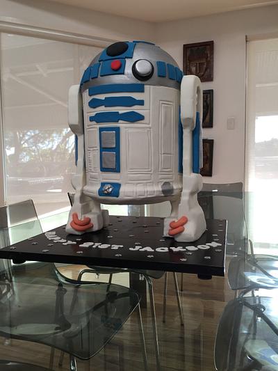 Star Wars R2D2 - Cake by Elke Potter