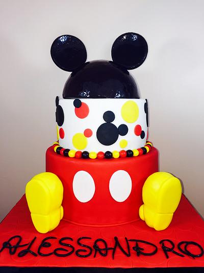 Mickey Mouse cake  - Cake by YuliGil