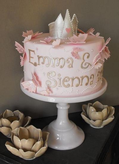 Emma and Sienna's birthday cake - Cake by Esther Scott