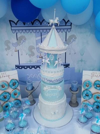 Carrousel  - Cake by Miavour's Bees Custom Cakes