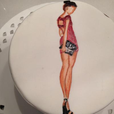 Fashionista Cake - Cake by The Sweetest Treats Party Planners