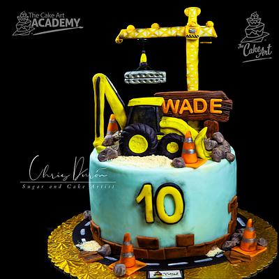 Under Construction - Cake by Chris Durón from thecakeart.academy