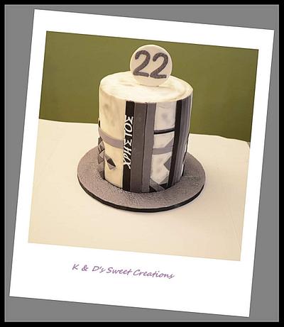 Double birthday cake for men - Cake by Konstantina - K & D's Sweet Creations