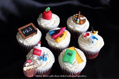 Thank you Teacher cupcakes - Cake by Maria's