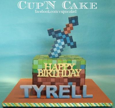 Minecraft cake - Cake by Danielle Lechuga