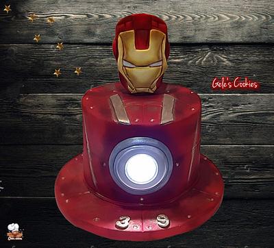 Ironman cake with light  - Cake by Gele's Cookies