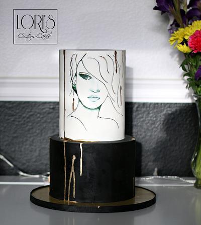 Artwork cake  - Cake by Lori Mahoney (Lori's Custom Cakes) 