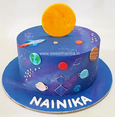 Galaxy theme cake - Cake by Sweet Mantra Homemade Customized Cakes Pune