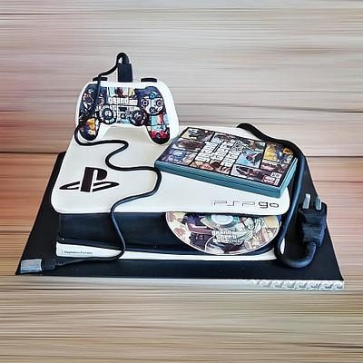 My new Cake PSP 5 & GTA  - Cake by Desislava Tonkova
