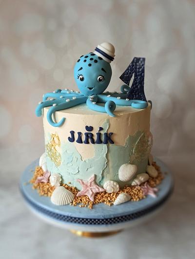 Octopus - Cake by Jitkap