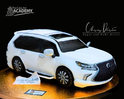 3D Lexus Cake - Cake by Chris Durón from thecakeart.academy