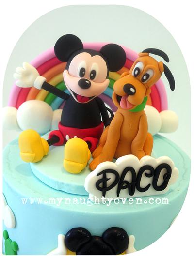 Mickey & Pluto Specialty Cake - Cake by mynaughtyoven