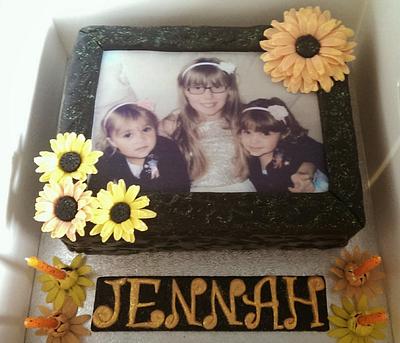 picture frame cake - Cake by Tracycakescreations