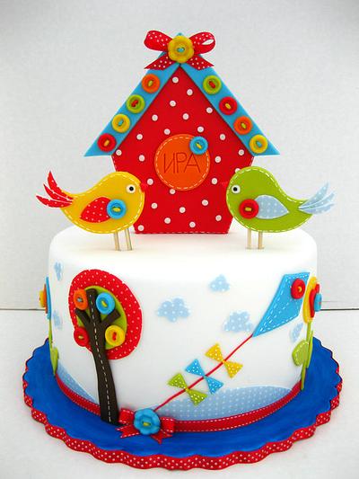 Birdhouse cake - Cake by Mina Bakalova