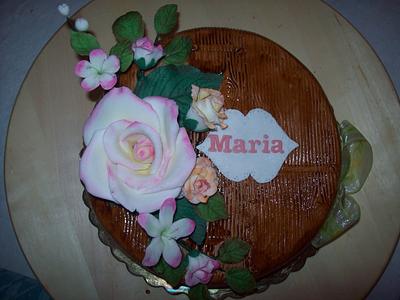 Rustic, Floral cake - Cake by LiliaCakes