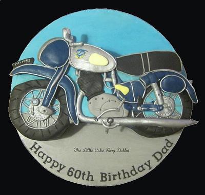 Classic NSU Motorcycle cake - Cake by Little Cake Fairy Dublin