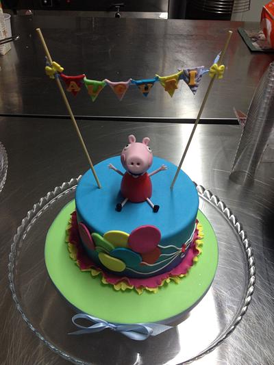 Peppa pig Party - Cake by Laura