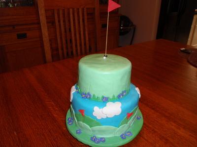 Men's Golf Invitational Cake - Cake by thecakeplate