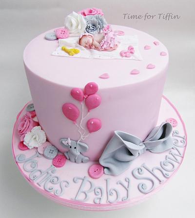 Baby shower cake  - Cake by Time for Tiffin 