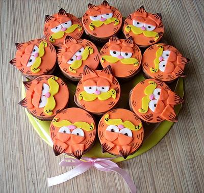 Garfield cupcakes - Cake by Hanka