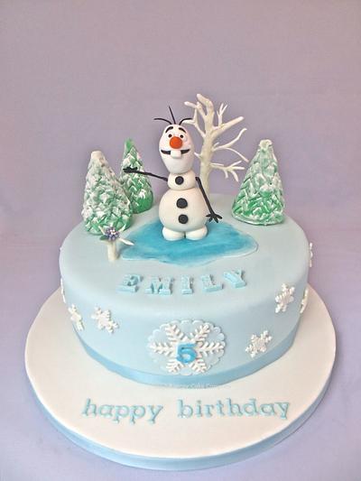 Olaf Frozen Cake - Cake by The Billericay Cake Company