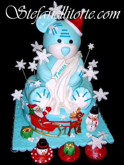 Blue bear christmas cake - Cake by stefanelli torte
