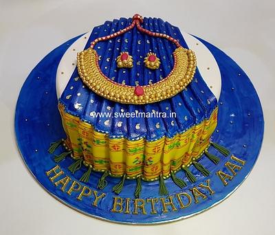 Saree Necklace cake for Mom - Cake by Sweet Mantra Homemade Customized Cakes Pune