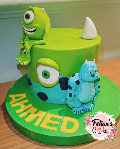 Monster inc cake - Cake by Fetian 