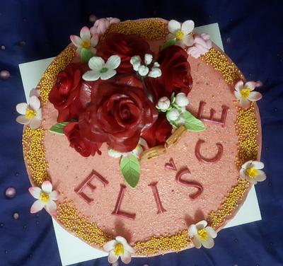 Red roses cake - Cake by Tadecek