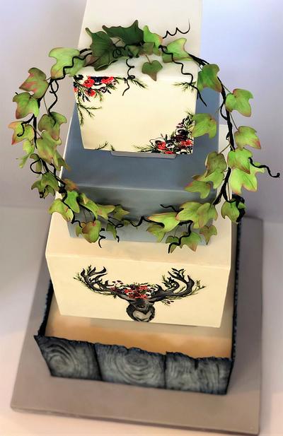 Elk Haven - Cake by Kendra's Country Bakery