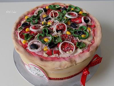 Sweet PIZZA - Cake by MOLI Cakes