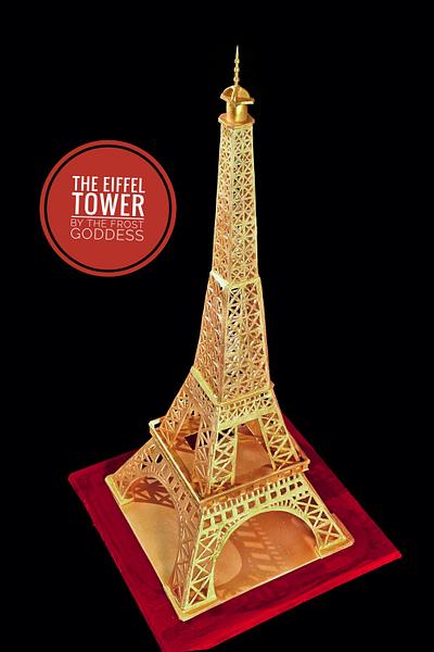 The Eiffel tower(3.5 ft tall) - Cake by thefrostgoddess