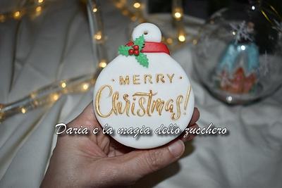 Christmas ball cookie - Cake by Daria Albanese